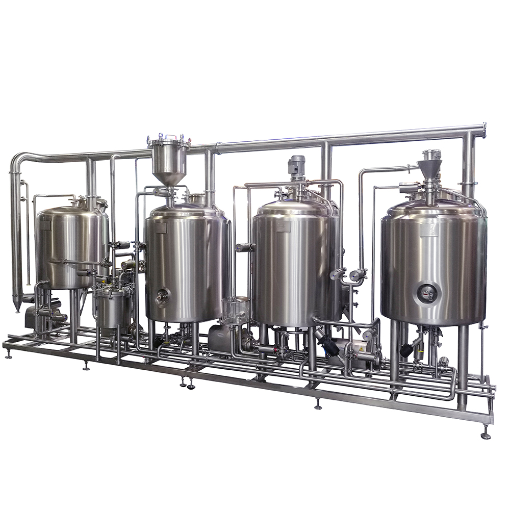 集装箱 - 啤酒厂1000L 10HL啤酒酿造系统设备销售良好在亚洲ZXF