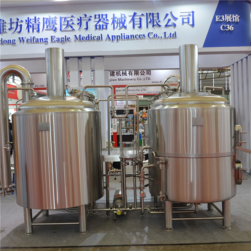 欧洲WEMAC Y065中国工厂销售的500L啤酒制造设备