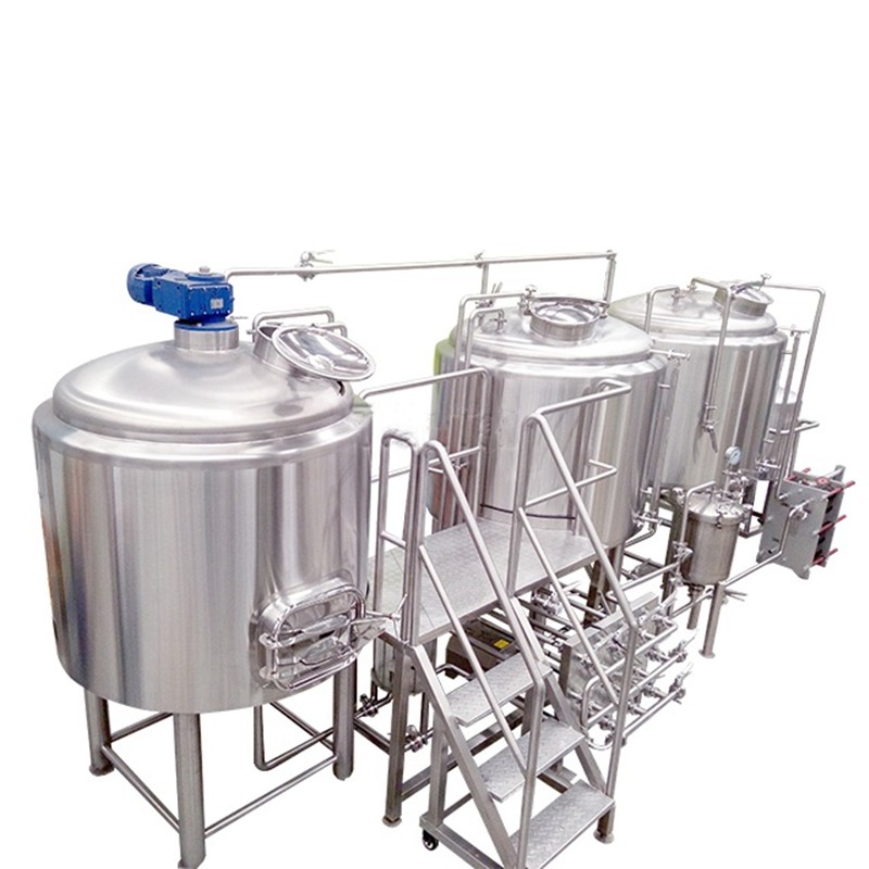 1000L酿造系统-啤酒厂-啤酒制造机-两罐啤酒厂-三罐啤酒制造啤酒厂